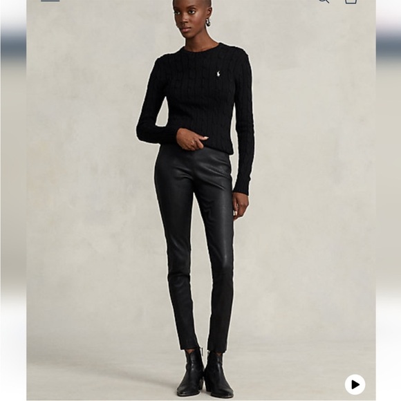 Polo Ralph Lauren Slim fit cotton cable knit sweater size M - Picture 2 of 5